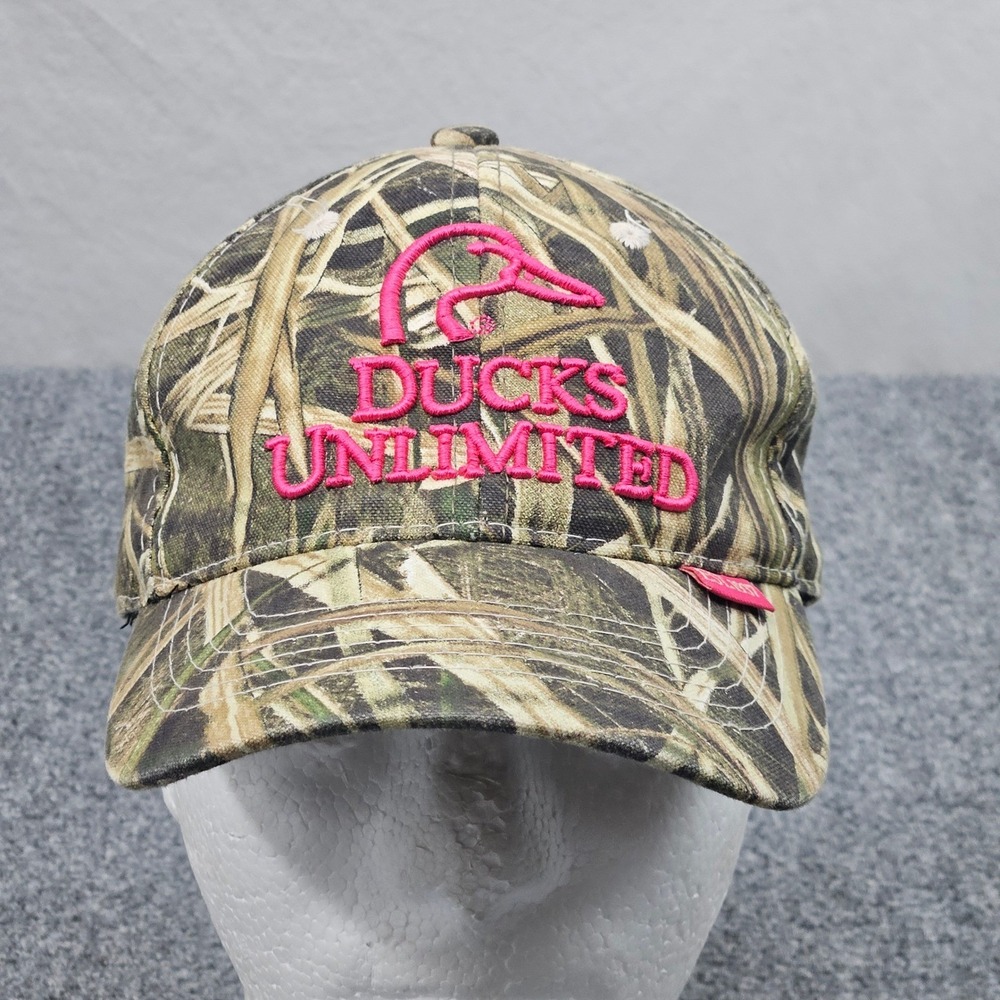 Ducks Unlimited Hat Women Camo Pink Embroidered Hunting Utility Gorpcore Outdoor
